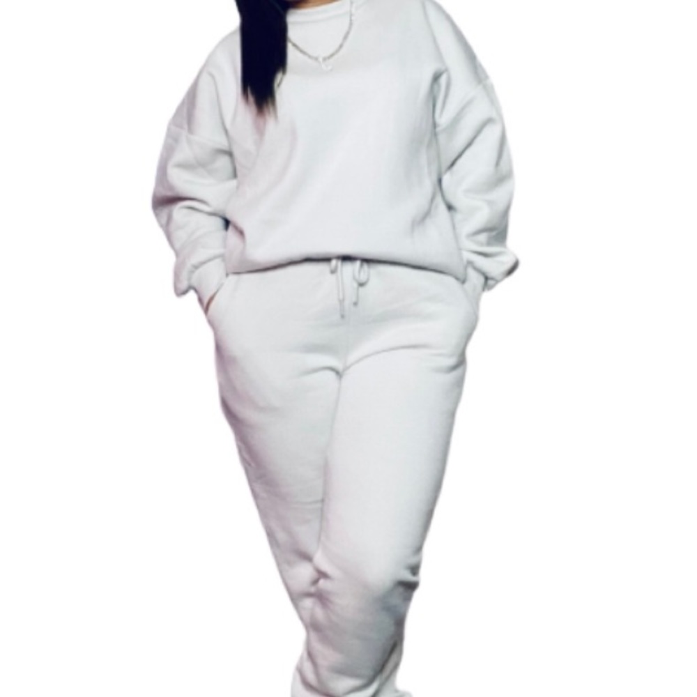 Cozy Lounge Jogger Set Bone